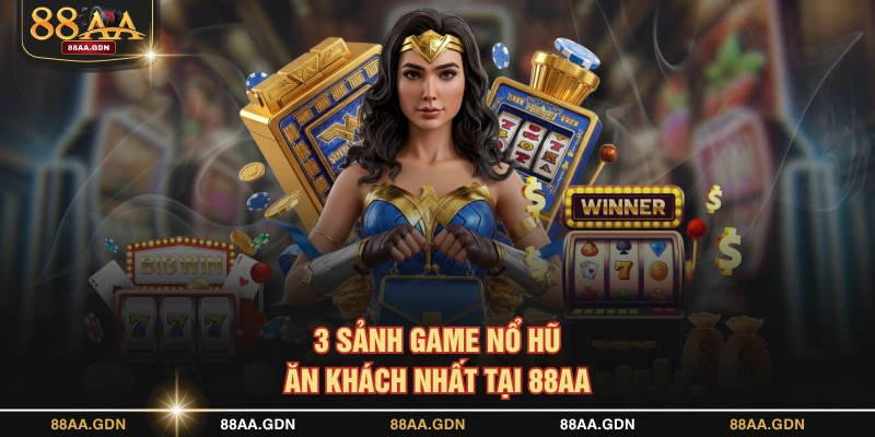 3 sảnh game nổ hũ ăn khách nhất tại 88AA
