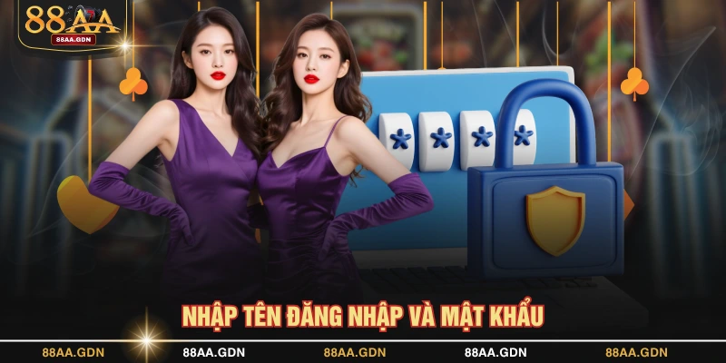 Nhập tên đăng nhập và mật khẩu